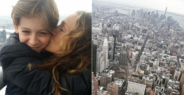 Sarah Jessica Parker mostra foto com o filho no Empire State Building