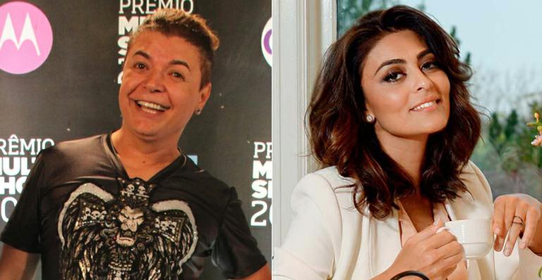 David Brazil faz brincadeira e segura vela para Juliana Paes e o marido