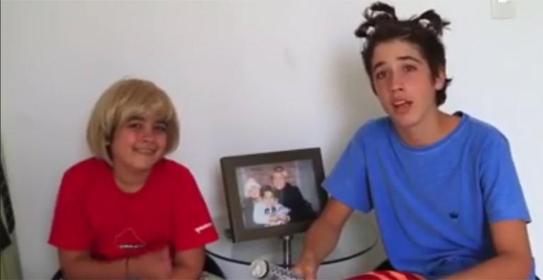 Sobrinhos de Xuxa gravam vídeo em homenagem ao aniversário dela