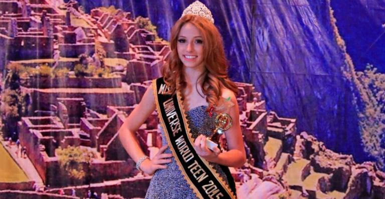 Brasileira Rafaella Maia conquistou o título de Miss Universe World Teen 2015
