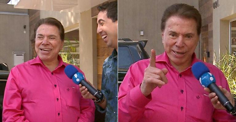 Silvio Santos fala sobre possível novo amor de Eliana