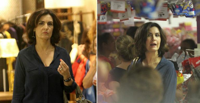 Gente como a gente, Fátima Bernardes faz compras para a Páscoa em shopping