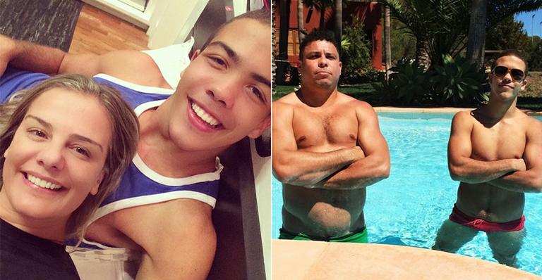 Ronald faz 15 anos e ganha homenagem da mãe, Milene Domingues