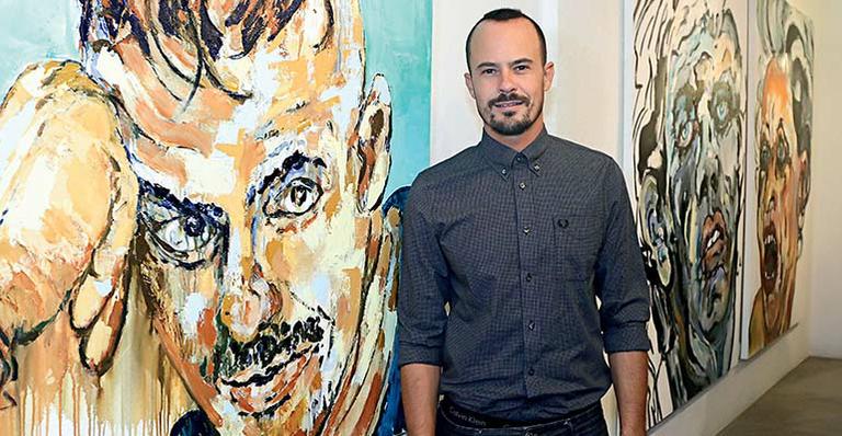 Paulinho Vilhena prestigia exposição de Ana Durães