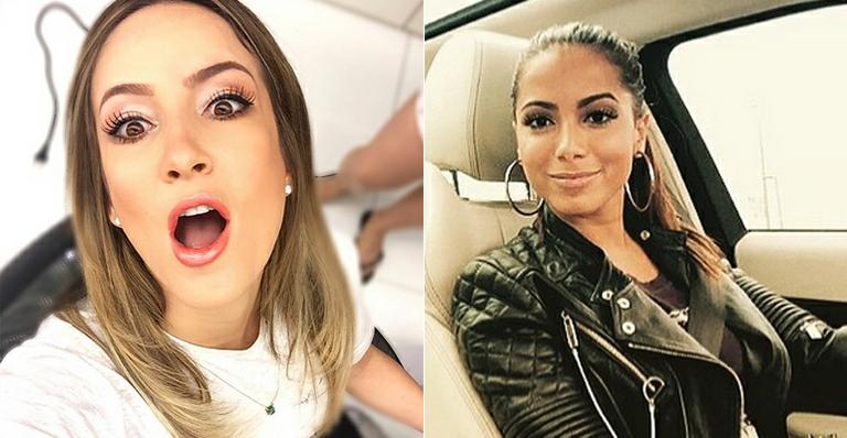 Claudia Leitte e Anitta divertem-se com aplicativo de dublagem