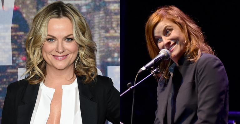 Novo visual: Amy Poehler aparece ruiva em evento