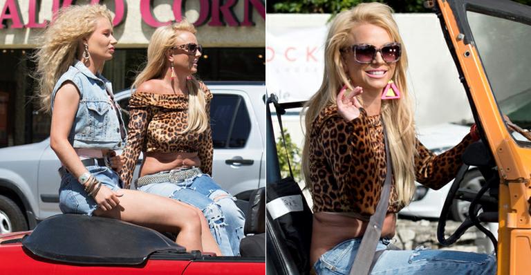 Ops! Britney Spears exibe barriguinha saliente em clipe com Iggy Azalea