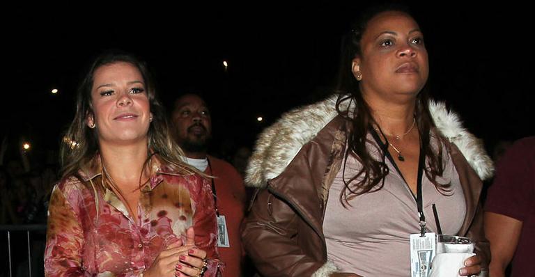 Fernanda Souza conta como é a sua relação com a sogra, Glória Maria