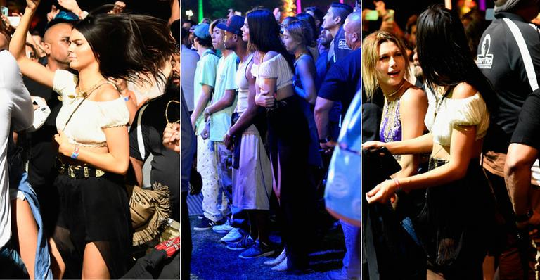 Kendall Jenner, irmã de Kim Kardashian, gasta R$ 7 mil em look no ‘Coachella’