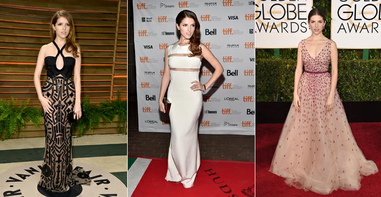 Confira o estilo da atriz Anna Kendrick em 40 looks no tapete vermelho