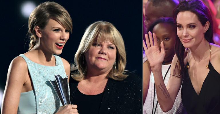 Angelina Jolie incentivou Taylor Swift a tornar pública a luta de sua mãe contra o câncer