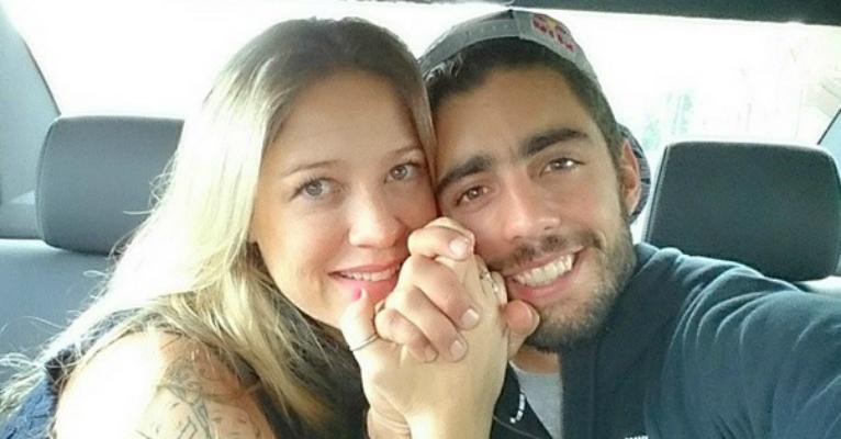 Grávida, Luana Piovani se encontra com Pedro Scooby em Paris