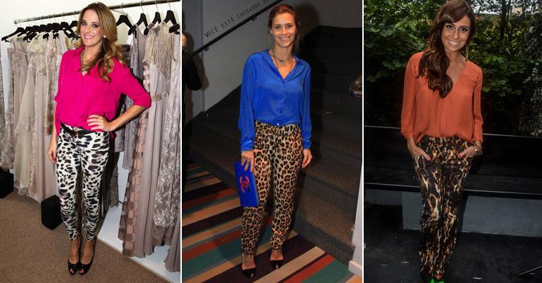 Calça animal print valoriza o corpo feminino e é fácil de combinar