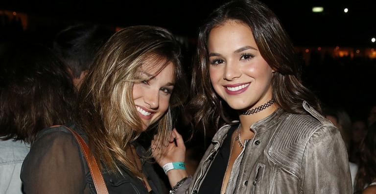 Sasha e Bruna Marquezine vão ao show de Ed Sheeran no Rio