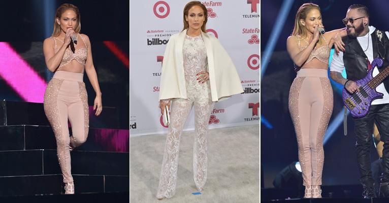 Aos 45 anos, Jennifer Lopez exibe barriga sarada em premiação norte-americana