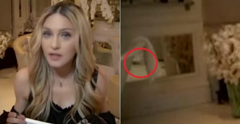 Rato faz aparição surpresa em casa de Madonna durante entrevista