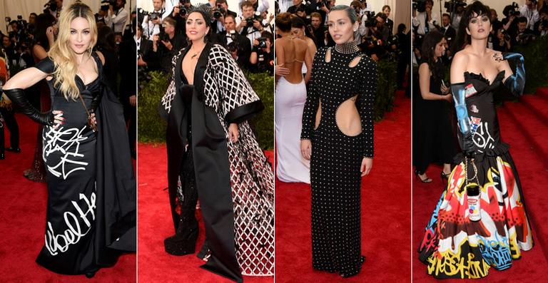 Estilo dos famosos no tapete vermelho do Baile do MET