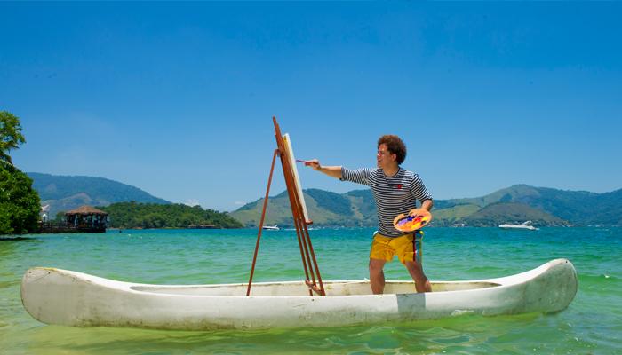 Romero Britto leva suas cores à Ilha de CARAS