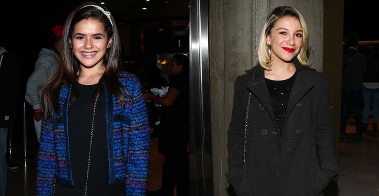 Ex-apresentadoras do Bom Dia & Cia, Priscilla Alcântara e Maísa Silva prestigiam evento