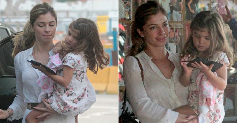 No Dia das Mães, Grazi Massafera almoça com Sofia, sua herdeira