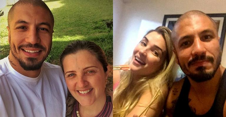 Ex-BBB Fernando passa o Dia das Mães com a sogra