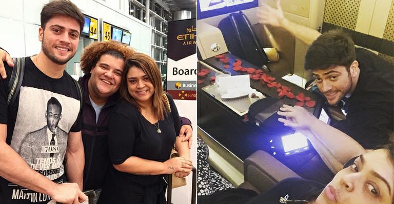 Preta Gil e o marido ganham mimos em lua de mel