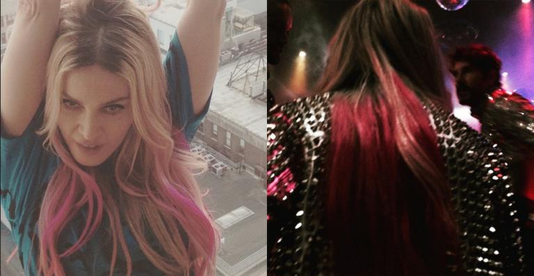 Madonna pinta o cabelo de rosa para novo clipe