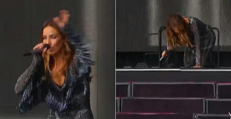 Ivete Sangalo cai em show do Rock in Rio Las Vegas