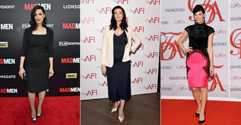 Confira o estilo clássico da atriz Jessica Paré, da série ‘Mad Men’