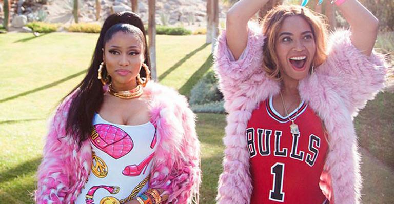 Beyoncé aparece com maiô cavado em clipe com Nicki Minaj
