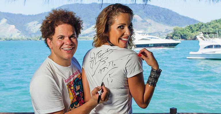 Romero Britto veste VIPs com homenagem à mãe natureza