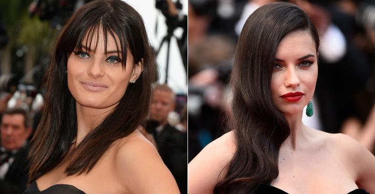 Isabelli Fontana e Adriana Lima brilham no tapete vermelho de Cannes
