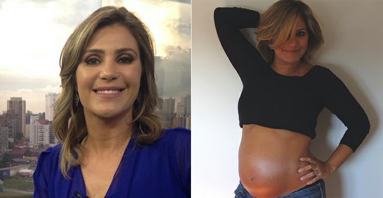 Flávia Freire exibe barrigão de grávida e recebe carinho dos fãs