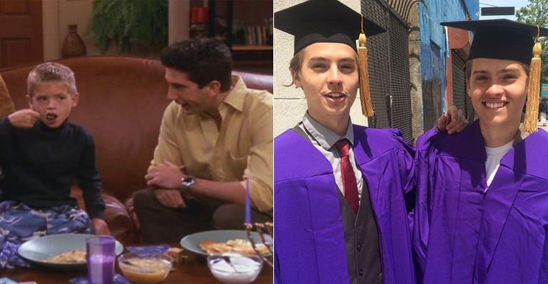 Gêmeos que faziam o filho de Ross, em Friends, se formam na Universidade de Nova York