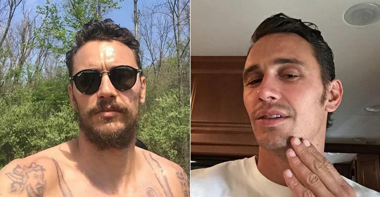 James Franco muda o visual após concluir filme com Thaila Ayala