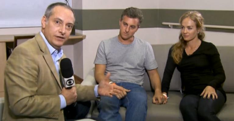 Repórter da Globo brinca e diz para Angélica “ir de táxi” na próxima viagem