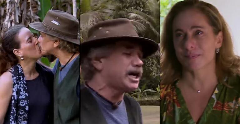 Cissa Guimarães conhece cantinho do ator Jackson Antunes e se emociona