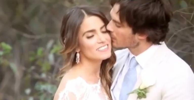 Ian Somerhalder celebra 2 anos de casado com Nikki Reed