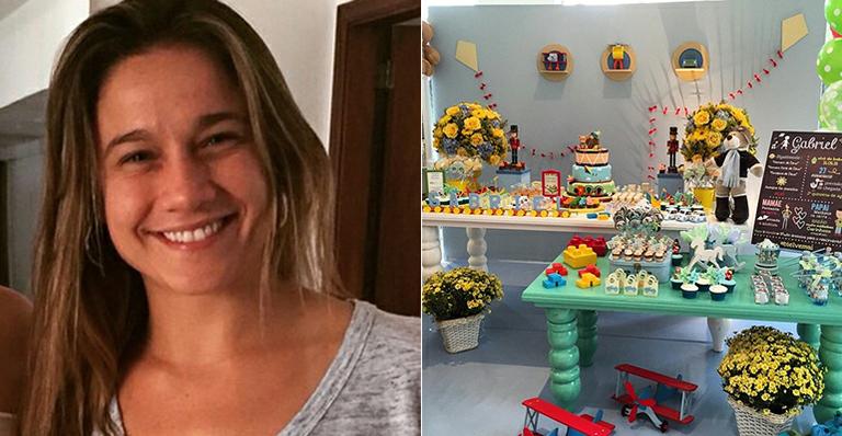 À espera de Gabriel, Fernanda Gentil reúne família e amigos em Chá de Bebê