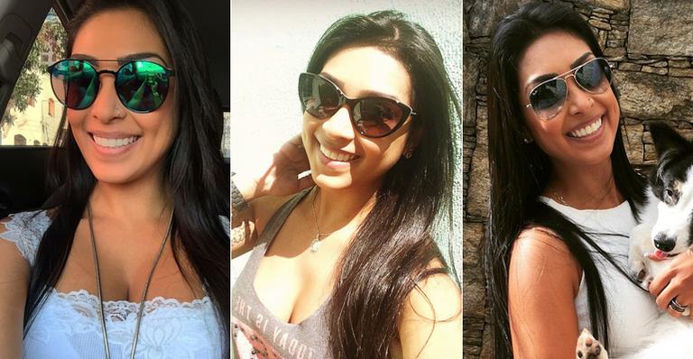 Inspire-se nos óculos de sol  da ex-BBB Amanda Djehdian e escolha o seu modelo