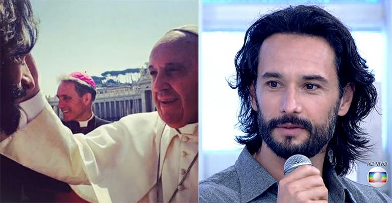 Abençoado pelo Papa Francisco, Rodrigo Santoro conta emoção de viver Jesus Cristo em Hollywood