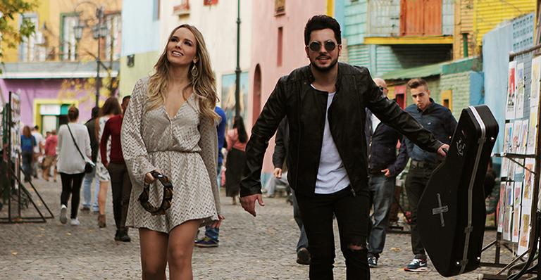 Dupla Thaeme e Thiago grava clipe em Buenos Aires