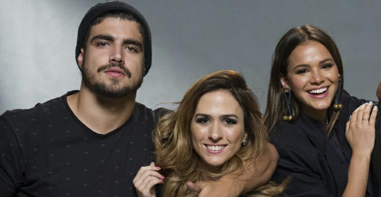 Vídeo: Caio Castro derruba Tatá Werneck em luta nos bastidores de novela
