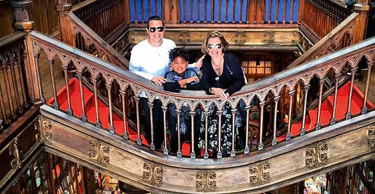 Astrid Fontenelle desvenda Portugal com marido e filho