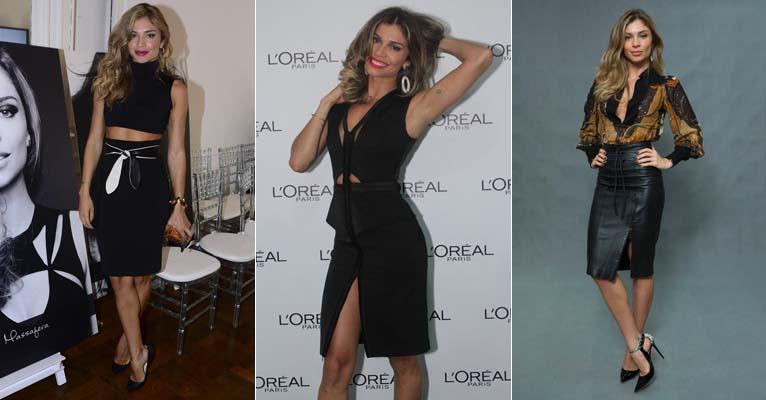 Grazi Massafera consegue unir sensualidade e elegância em seus looks. Veja 4 tendências da atriz