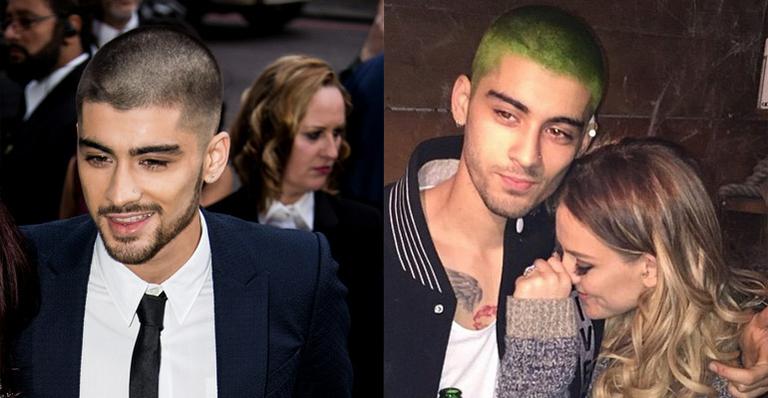 Ex-One Direction, Zayn Malik pinta o cabelo de verde
