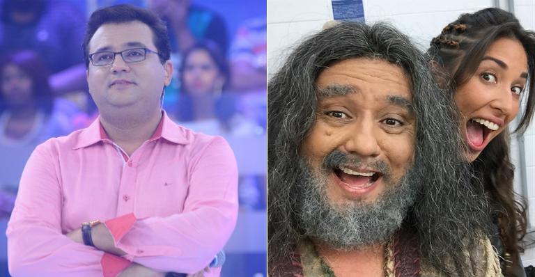 Geraldo Luis surge quase irreconhecível em bastidor de novela