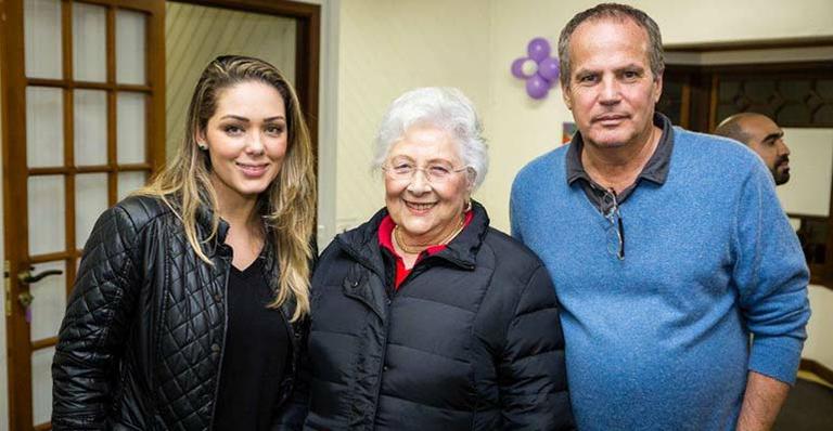 Tânia Mara e Jayme Monjardim vão a aniversário de Lia Maria Aguiar em Campos do Jordão