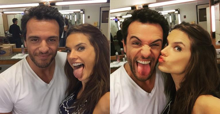 Alessandra Ambrósio elogia Rodrigo Lombardi, seu par em ‘Verdades Secretas’