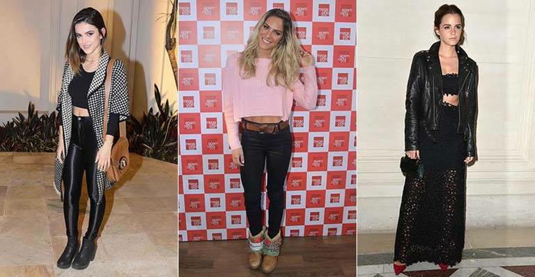 Saiba como usar top cropped no inverno e veja as famosas que investem na tendência